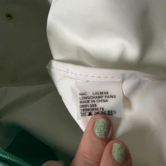 Longchamp Le Pliage Tote Mint/ Seafoam Green - Picture 12 of 16